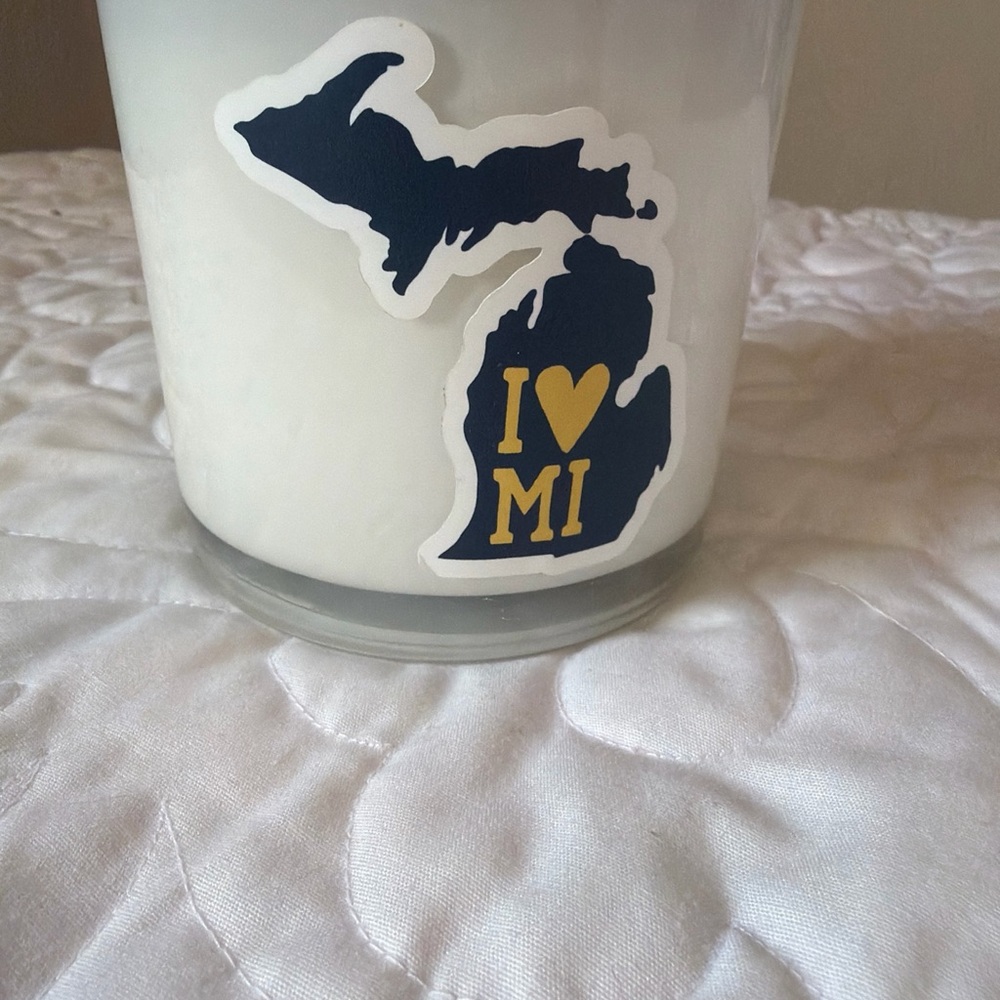 Michigan Love Candle